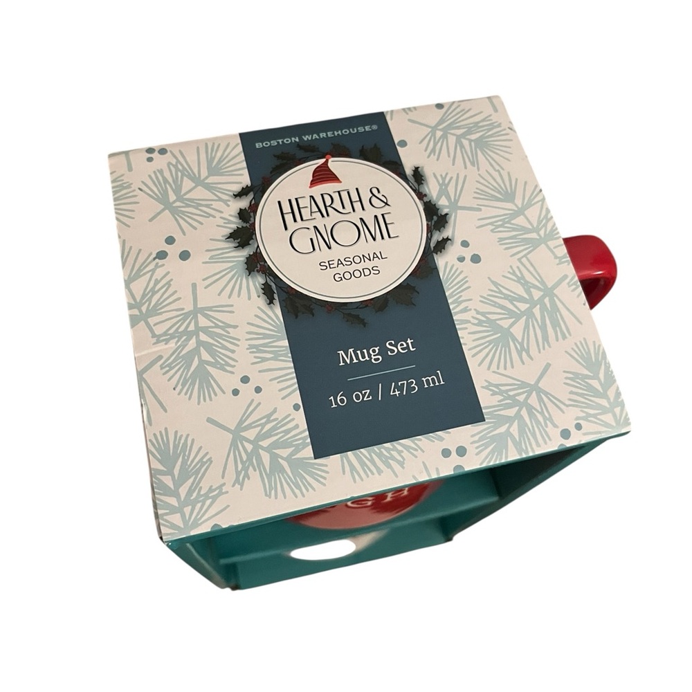 Hearth & Gnome Naughty and Nice Mug Set - New in box - Picture 2 of 3
